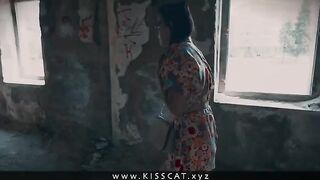 Stranger Ghost Called to Public Sex in an Abandoned House with Risky Babe