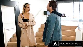 Nathan Bronson's best friend's GF Aiden Ashley got punished hard