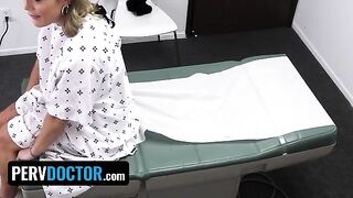A fat cock for the big assed babe Mimi Monet in a doctor's office roleplay
