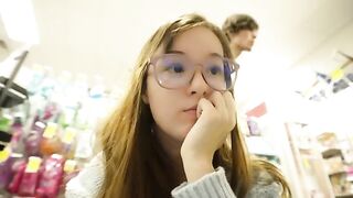 Passionate amateur couple enjoy a sensual sex getaway in hotel 