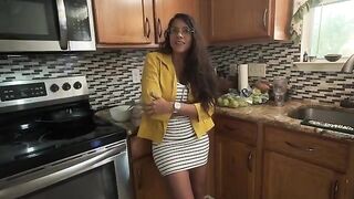 My stepmom is a big ass who beats me up in the mornings when my dad isn't around