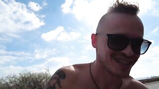 Bunch of stupid bitches got fucked on the beach by guys who claimed to be bloggers