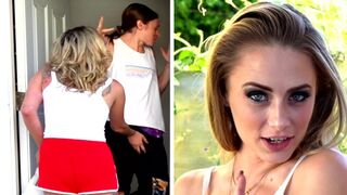 DoorSmash App Features Kyler Quinn and Katie Kinz's Huge Tits