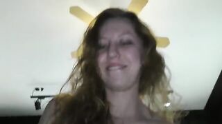 I put my big finger in tight neighbor's ass ! But she loves my cock ! Anal fuck