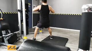 I crushed on my fitness colleague, we fucked in the gym restroom