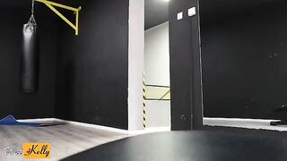 I crushed on my fitness colleague, we fucked in the gym restroom