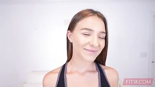 Ukrainian girl with pretty face joins Fit18 casting session