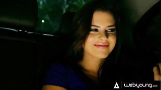 A mean stepsister played a nasty trick on her stepsister in this college scene