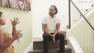 The preacher came to my door to bring salvation, but things got steamy