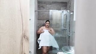 I spied on my stepsister in the shower and she let me get intimate with her savannah watson