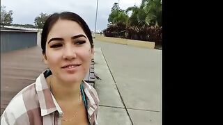 Girl let me cum in her pussy during park pickup action
