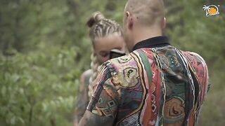 They're watching me sucking Mateo's huge cock and swallowing cum