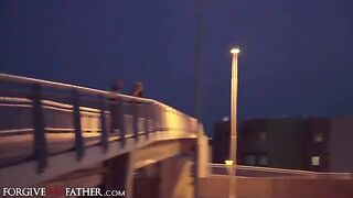 Indian model gets creampied after sucking a stranger’s cock hard