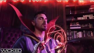 Ms. Marvel has sex with the great sorcerer Doctor Strange in a hot parody