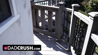 Latina stepdaughter Eliza Ibarra gets a huge cock in her mouth to keep a secret