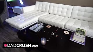 Kenzie makes her stepdad forget his anger with a blowjob