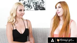 A hot swinging mom, Lauren Phillips, and her sexy stepdaughter Lacy Lennon are swapping partners