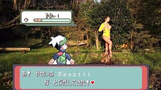 A girl in a gentle mood has sex with her boyfriend, inspired by Japanese culture