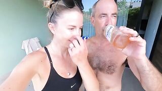 A real couple making love while on vacation in Mexico
