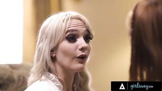 Kenna James passionately fucks her lucky charm Madi Collins after the most awful day