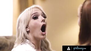 Kenna James passionately fucks her lucky charm Madi Collins after the most awful day