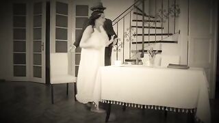Naughty dancer gets fucked hard by a stepdad in this retro vid