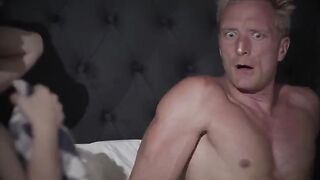 A girl is having fun with her stepfather in a sensual and passionate way