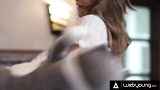 A hot blonde roommate joins a playful fight with Gabbie and Eliza