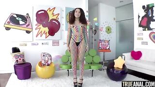 Petite teen Willow Ryder gets her asshole gapped in intense anal action