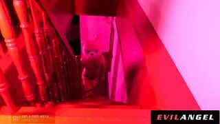 Busty Euro babe gets her holes filled in intense DAP action