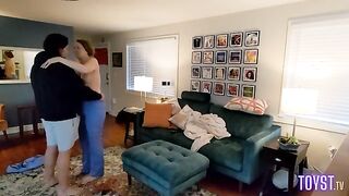 A nurse came home and her husband fucked her in scrubs