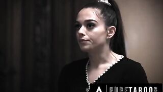 Cheerleader Sophia Burns gets fucked by stepson for good grade
