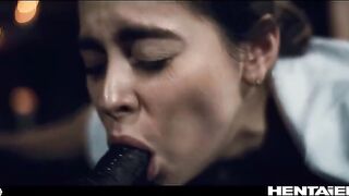 Hot girls getting fucked and creampied by alien monsters in HD