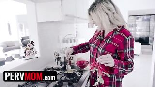 Cory Chase gives her stepson a Christmas gift in a special way