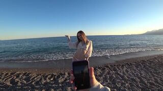 He promised to process the pictures, but Alexa Mills had to settle for something more personal