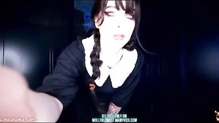 Xavier stuffed the pussy of Wednesday Addams with his cock in a steamy scene