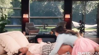 Bestie Jennie learns to relax from a naughty girl, in a steamy SLAYED video
