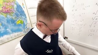 The hottest teacher ever gives the lesson of a lifetime