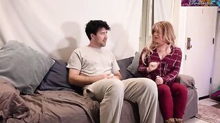 A step mom helped her stepson when he could not stop masturbating