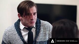 Modern-Day Sins - Try Not to Cum Challenge with Emma Hix, Vanna Bardot, and Rocky Emerson