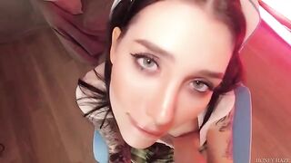 A beautiful woman was playing video games with her boyfriend