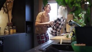 A couple was spotted having sex in the kitchen, what a surprise!