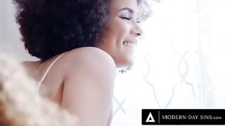 Scarlit Scandal and Alina Ali share a big cock in steamy FFM threesome