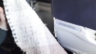 A plane! The stewardess has big boobs and fucks hard