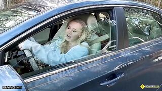 Pervert mechanic fucked busty blonde babe Bailey Brooke on the job