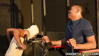 Kay Carter gets fucked by two black men in front of her husband