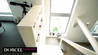 A sexy morning with French beauty Clea Gaultier, full of passion and desire