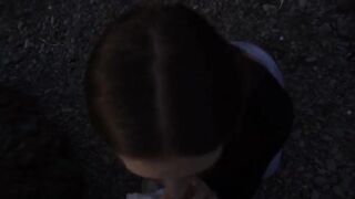 Girl fucked on the beach by her lover in public