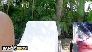 Julianna Vega, the busty Latina MILF, gets her ass pounded by a stalker in HD
