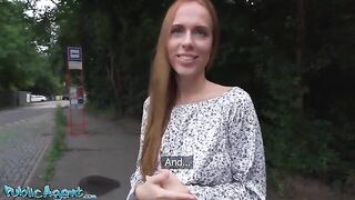 A naughty natural redhead gets her ass pounded on a Tinder date